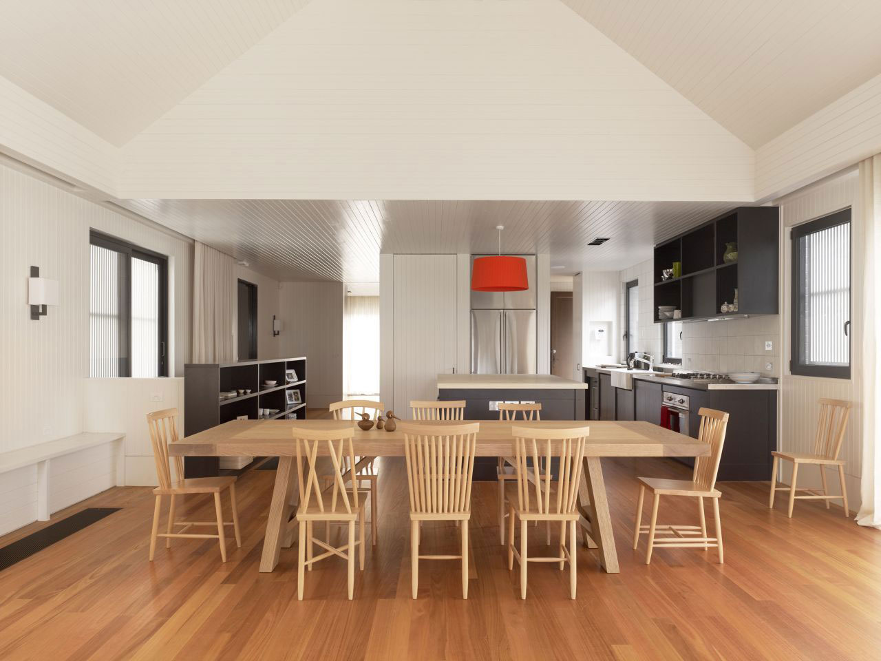 Dining Room Blake Sophisticated Dining Room Design At Blake Street Residence Applied White Oak Dining Table And Chairs On Wood Floor Dream Homes Attractive Home Design With Eco-Friendly Interior Atmosphere