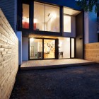 Rectangular Volumes Residence Stunning Rectangular Volumes Of Chambord Residence Completed With Square Wooden Glass Windows And Doors On White Painted Wall Interior Design Creative House With Wood Exteriors And Interior Decorations