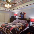 Cool Rooms Decorated Traditional Cool Rooms For Teenagers Decorated In Sporty Concept With Old Fashioned Chandelier On Attic Ceiling Bedroom Stylish Bedroom For Teenagers Playing Decoration In Various Styles