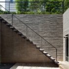 Modern Architectural With Adorable Modern Architectural H House With Rough Concrete Textured Wall Minimalist Outdoor Staircase With Dark Metallic Railing Dream Homes An Old House Turned Into Sleek Contemporary Home In Montonate, Italy