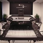 Desk And By Appealing Desk And Conference Table By Jovo Bozhinovski Design Ideas For Modern Office With Glass Top Decoration Unique Desk Designs Ideas For Spacious Office Room