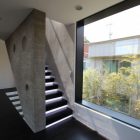 Wood Staircase Hidden Attractive Wood Staircase With Soft Hidden Light Large Glass Window In Dark Frame Warm Wood Floor Dream Homes An Old House Turned Into Sleek Contemporary Home In Montonate, Italy