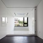 Spacious H Sleek Bright Spacious H House With Sleek White Folding Door Warm Wood Floor Large Glass Window In Dark Frame Dream Homes An Old House Turned Into Sleek Contemporary Home In Montonate, Italy