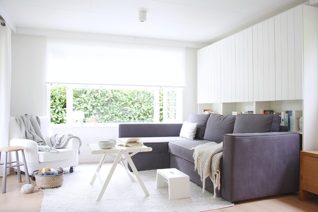 Contemporary Living With Brilliant Contemporary Living Room Design With Purple Colored Cheap Sofa Beds And White Table Made From Wooden Material Dream Homes Cozy Cheap Sofa Beds For Elegant And Comfortable Living Rooms