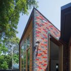 Forever Home With Brilliant Forever Home Design Exterior With Small Shaped Used Brick Wall Material And Glass Door Ideas For Home Inspiration Dream Homes Luminous Contemporary Home With Elegant And Colorful Brick Walls