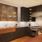 Murray Hill Idea Chic Murray Hill Townhouse Kitchen Idea Arranged In U Shape With Wall And Base Cabinets Involving Double Sinks Decoration Elegant Contemporary Private Home With Marvelous Wooden Stairs