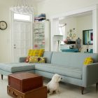 Home Living With Classic Home Living Room Enhanced With Light Grey Sectional Sleeper Sofa With A Couple Of Briefcases For Table Decoration Savvy Sectional Sleeper Sofa As Cozy Interior Furniture Sets