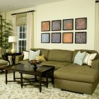 Farmhouse Seating With Cozy Farmhouse Seating Room Interior With Dark Green Cheap Sectional Sofas With Chaise Patterned Chair And Table Dream Homes Eclectic And Cheap Sectional Sofas Of Contemporary Room With Ornaments