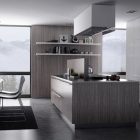 Grey Kitchen In Elegant Grey Kitchen Design Interior In Kitchen And Dining Space With Modern Furniture And Minimalist Design Ideas Dream Homes Stylish Grey Interior Design With Chic And Beautiful Colorful Paintings