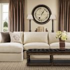 Catching Small Colored Eye Catching Small Sectional Sofa Colored In Off White Coupled With Black Tufted Coffee Table Functions As Ottoman Furniture 17 Small Sectional Leather Sofas For Chic Homes With Modern Personality