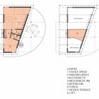 Design Plan Nautilus Fascinating Design Plan For The Nautilus Studio Interior With Painting Space And Kitchen In The Lower Level Decoration Small And Beautiful Home Studio Designed For A Textile Artist