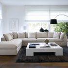 Modern Living With Fascinating Modern Living Room Design With White Colored Cheap Sofa Beds And Black Colored Metallic Arch Lamp Dream Homes Cozy Cheap Sofa Beds For Elegant And Comfortable Living Rooms