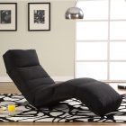 Modern Black Furniture Gorgeous Modern Black Chaise Lounge Furniture Design Used Small Shaped And Industrial Floor Lamp Shade Decoration Ideas Furniture Casual And Comfortable Lounge Chairs For Your Home Furniture Appliances