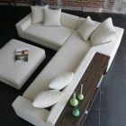 White Sectional In Gorgeous White Sectional Sofa Furniture In Modern Design And Wooden Sofa Table Decor Ideas For Inspiration House Furniture Sophisticated And Modular Sectional Sofas For Amazing Living Rooms