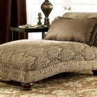 Upholstery Chaise Interior Incredible Upholstery Chaise Lounge Design Interior With Vintage Motif Decor Used Brown Color Design Ideas Furniture Casual And Comfortable Lounge Chairs For Your Home Furniture Appliances