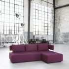 Home Living Painted Industrial Home Living Room Idea Painted In Old Fashioned Concept Furnished With Purple Sofa Bed With Chaise Decoration Impressive Sofa Beds As Elegant Furniture For Your Interior Accents