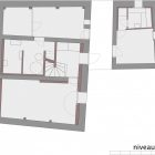 Chamoson House Simple Inspirational Chamoson House Sketch Showing Simple Interior Design With Efficient Living Space Plan On Second Floor Dream Homes Unusual Contemporary Rural House With Rough Stone Wall Structure