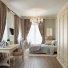Russian Apartment Bedroom Lavish Russian Apartment Design White Bedroom Furniture In Luxury Classic Design Used Minimalist Space With Beige Curtain Ideas Decoration Classy And Classic Interior Design In Neutral Color Decorations