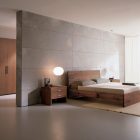 Bedroom Using Cool Modern Bedroom Using How To Cool A Bedroom Idea Furnished Wooden Nightstand With Curved Night Light And Wooden Bed Bedroom Simple Bedroom Decoration And Wooden Furniture Ideas For Your Bedroom