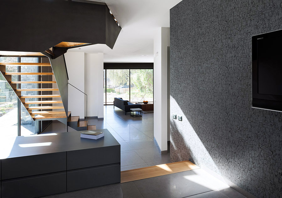 Interior Casa Hall Open Interior Casa Wo House Hall And Entryway With Grey Dresser Placed Under The Wooden Staircase With Chic Balustrade Dream Homes Fancy Modern Furniture For Your Stunning And Cozy House Interiors
