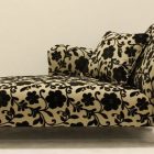 Patterned Upholstery Furniture Perfect Patterned Upholstered Chaise Lounge Furniture Design With Floral Motif Decoration In Small Shaped Decoration Ideas Furniture Casual And Comfortable Lounge Chairs For Your Home Furniture Appliances