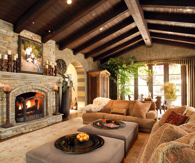 Traditional Family Interior Pretty Traditional Family Room Design Interior Decorated With Stone Fireplace Design And Beige Sofa Furniture For Home Inspiration Fireplace  Classic Yet Contemporary Stone Fireplace For Wonderful Family Rooms