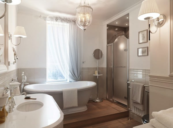 Russian Apartment Bathroom Sensational Russian Apartment Design Chic Bathroom Interior With Luxury Traditional Furniture Used Wooden Flooring Decoration  Classy And Classic Interior Design In Neutral Color Decorations