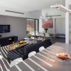 Interior Casa Unitary Spacious Interior Casa Wo House Unitary Room Idea Maximized For Dining Living Room And Kitchen With Island Dream Homes Fancy Modern Furniture For Your Stunning And Cozy House Interiors