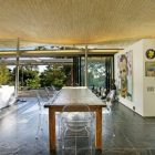 Dining Room Wooden Stunning Dining Room With Long Wooden Table And Glass Chairs Inside The Beautiful Home With Wooden Ceiling Architecture Breathtaking Mountain House Blends In With Fresh Landscape Environment