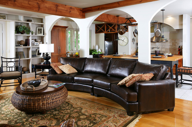 Living Room With Stylish Living Room Design Interior With Black Leather Sofa Furniture In Traditional Decoration Ideas Decoration  Elegant Leather Sleeper Sofas For Luxury Room Look