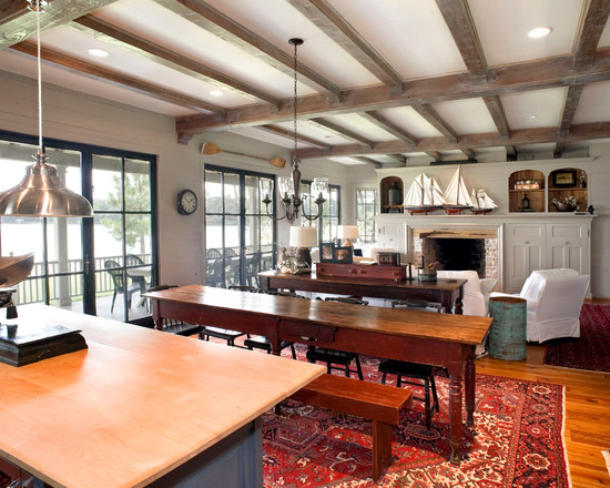 Rustic Living Reclaimed Terrific Rustic Living Room Using Reclaimed Wood Involved Silver Glossy Hanging Lamp And Fireplace On White Painted Center Wall Decoration  Wonderful Wooden Billiard Table Using Reclaimed Wood Decorations