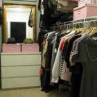 Closet Ideas Bedrooms Tiny Closet Ideas For Small Bedrooms Painted In Light Grey Involving White Dresser With Brass Framed Mirror With Detail Bedroom 20 Closet Storage Organization Ideas That Are Stylish And Practical Bedrooms