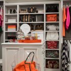 Woman Closet Small Transitional Women Closet Ideas For Creative Small Bedrooms Painted In Grey With White Storage Furniture As Complement Bedroom 20 Closet Storage Organization Ideas That Are Stylish And Practical Bedrooms (+20 New Images)