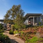 Landscape Garden Ladera Wonderful Landscape Garden Outside The Ladera Residence By Barton With Gravels Walkway And Big Stone Dream Homes Amazing Open Home Designs Made Of Glass Material Structure (+10 New Images)