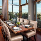 Grey Painted Francisco Airy Grey Painted House San Francisco Susan Fredman Design Group Dining Room With Transparency Interior Design Modern Mountain Home With Concrete Exterior And Interior Structure