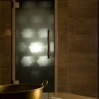 Bathroom Design At Amazing Bathroom Design Of ESPA At The Istanbul Edition With Transparent Door Which Has Silver Metallic Frame Interior Design Stunning Spa Interior With Modern Touch Of Turkish Tradition Accents