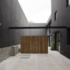 Cerada Reforma Cool Amazing Cerrada Reforma 108 House With Cool Dark Concrete Outdoor Wall Rustic Wood Wall Sleek Concrete Floor Square Glass Window Transparent Glass Door Dream Homes Dramatic Home Decoration With Black Painted Exterior Walls