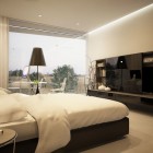 Decorative Bedroom House Amazing Decorative Bedroom In M House In Singera Involved Wooden Open Cabinets And Dark Arch Lamp With White Transparent Drapes Dream Homes Stunning Modern Home Design With Concrete Walls And Glass Materials