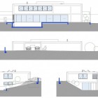 House L Plans Amazing House L Residence House Plans Displaying The Wall Side Of The House The Garage And The Ground Floor Decoration Simple Home Design With Transparent Glass Wall And Bright Interiors