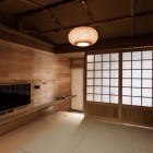 Interior Design Light Amazing Interior Design Including Bamboo Light Fixture With A Wide Screen Television On The Wooden Board Wall And Pendant Lamp On The Ceiling Architecture Charming Modern Japanese House With Luminous Wooden Structure
