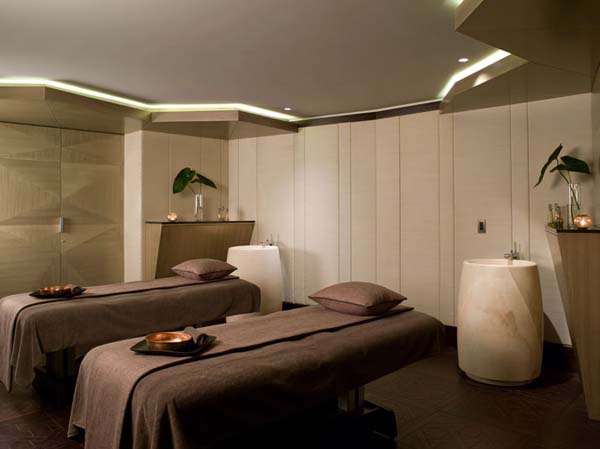 Massage Room Espa Amazing Massage Room Design Of ESPA At The Istanbul Edition With Several Brown Pillows And Brown Colored Bed Linen Interior Design Stunning Spa Interior With Modern Touch Of Turkish Tradition Accents
