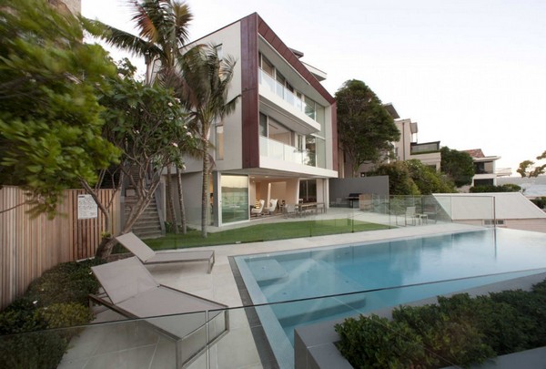 Pool Terrace String Amazing Pool Terrace Constructed Into String Concrete Floor Concept In Backyard Of Beautiful Point Piper House Dream Homes Marvelous Modern Home With Stunning Exterior And Swimming Pools