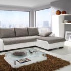 Modern Living With Amusing Modern Living Room Design With Grey Colored Soft Contemporary Sofas And Brown Colored Shag Carpet On The Floor Decoration Remarkable Beautiful Contemporary Sofas With Various Elegant Styles