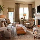 Beach Style Room Appealing Beach Style Family Living Room Design Ideas With The Burlap Lamp Shade And The Furniture Completed The Area Decoration Fascinating Burlap Lamp Shades For Classy Room Interiors