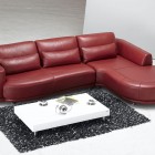 Classic Living With Appealing Classic Living Room Design With Red Leather Sofa White Colored Low Table Made From Wood And Black Shag Carpet Furniture Outstanding Living Room Furnished With A Red Leather Couch Or Sofa Sets