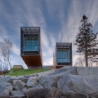 Details In Hulls Appealing Details In The Two Hulls House Architecture With Wooden Wall And Cozy Beautiful Balcony Near It Dream Homes Stunning Cantilevered Home With Earthy Tones Of Minimalist Interior Designs