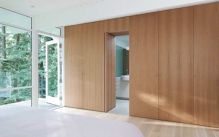 Wooden Door Area Appealing Wooden Door Of Bathroom Area That Glass Wall Showing Exterior By Planters At Horn Renovation Splice Design Decoration Stunning Sliding Glass Door Decoration For Bright Residence In Canada