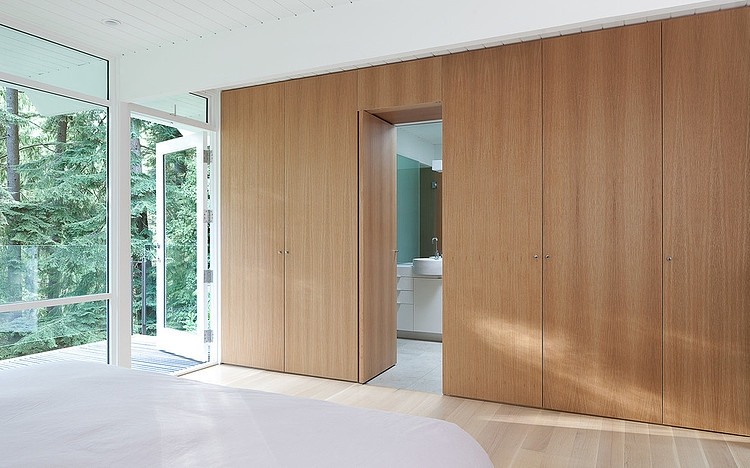 Wooden Door Area Appealing Wooden Door Of Bathroom Area That Glass Wall Showing Exterior By Planters At Horn Renovation Splice Design Decoration  Stunning Sliding Glass Door Decoration For Bright Residence In Canada