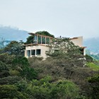 Building Design Residence Astonishing Building Design Of Areopagus Residence With White Colored Wall Which Is Made From Concrete And Several Windows Made From Glass Panels Dream Homes Stunning Hill House Design With Sophisticated Lighting In Costa Rica