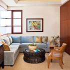 Contemporary Family With Astonishing Contemporary Family Room Design With Soft Grey Small Sectional Sofa And Cream Colored Carpet On The Floor Furniture Cozy And Beautiful Sectional Sofa To Decorate Small Space Room